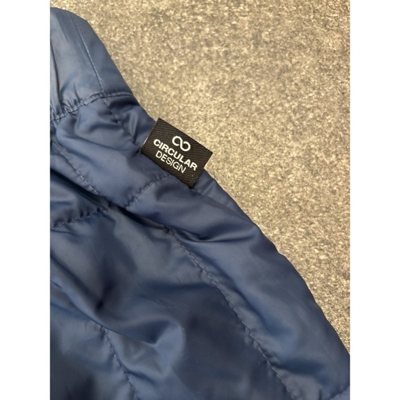 The north face quilted women's large pants side zipper and pockets BLUE (Lohtse) - Picture 2 of 13